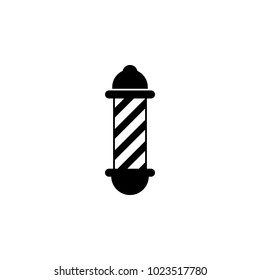 Barber pole icon. Element of barber shop for advertising signs, mobile concept and web apps. Icon for website design and development, app development. Premium icon on white background