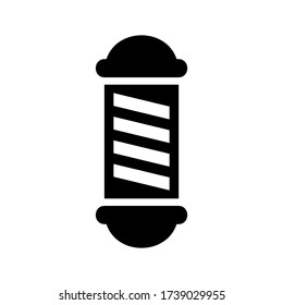 barber pole icon or logo isolated sign symbol vector illustration - high quality black style vector icons
