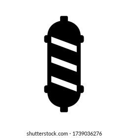 barber pole icon or logo isolated sign symbol vector illustration - high quality black style vector icons