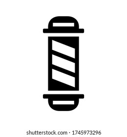 barber pole icon or logo isolated sign symbol vector illustration - high quality black style vector icons
