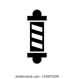 barber pole icon or logo isolated sign symbol vector illustration - high quality black style vector icons
