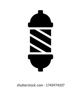 barber pole icon or logo isolated sign symbol vector illustration - high quality black style vector icons
