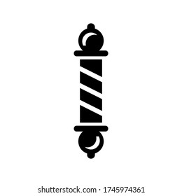 barber pole icon or logo isolated sign symbol vector illustration - high quality black style vector icons
