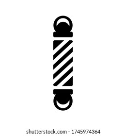 barber pole icon or logo isolated sign symbol vector illustration - high quality black style vector icons
