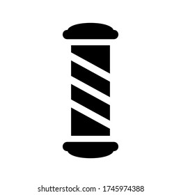 barber pole icon or logo isolated sign symbol vector illustration - high quality black style vector icons
