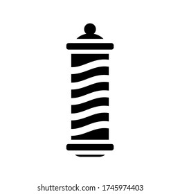 barber pole icon or logo isolated sign symbol vector illustration - high quality black style vector icons
