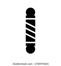 barber pole icon or logo isolated sign symbol vector illustration - high quality black style vector icons
