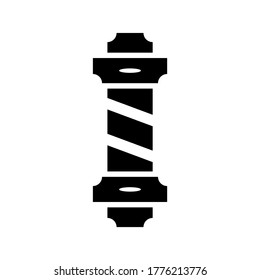 barber pole icon or logo isolated sign symbol vector illustration - high quality black style vector icons
