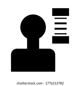 barber pole icon or logo isolated sign symbol vector illustration - high quality black style vector icons
