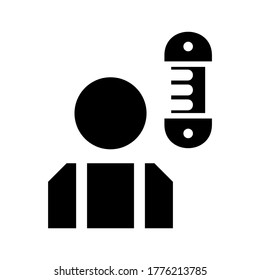 icono de barra de barbero o logotipo símbolo de signo aislado ilustración vectorial - iconos vectoriales de estilo negro de alta calidad
