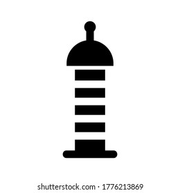 Barbecue-Stange-Symbol oder Logo einzeln auf Zeichen, Vektorgrafik - hochwertige Vektorgrafiken in schwarzem Stil

