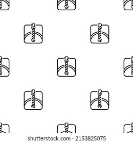 Barber Pole Icon Seamless Pattern, Barber Shop, Place Striped Sign Pole Vector Art Illustration