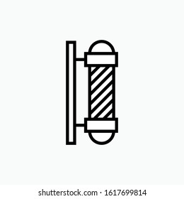 
Barber Pole Icon Symbol Vector Illustration.