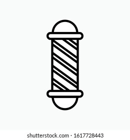 
Barber Pole Icon Symbol Vector Illustration.