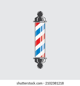 barber pole  icon  vector element template