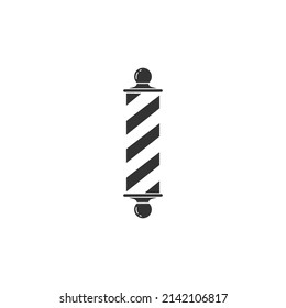 Signo de diseño plano de ilustración de vectores de icono de barberón