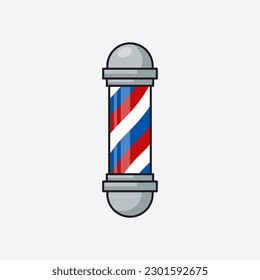 Barber pole icon vector illustration