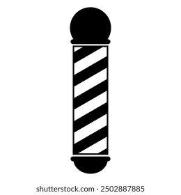 Barber pole icon. Vector image