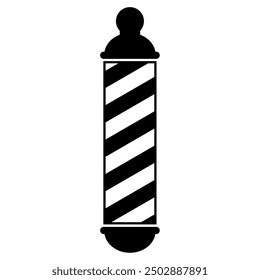 Barber pole icon. Vector image