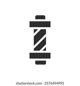 barber pole icon web design in vector
