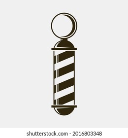 Barber Pole isolated on a white background. Vector illustration	