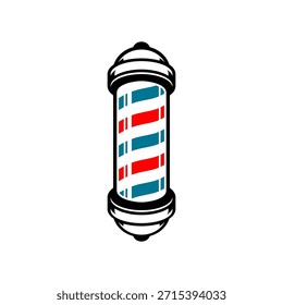 Lámpara de poste de barbero diseño de elemento simple 