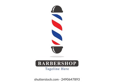 Barber pole logo. letter S abstract logo. initials letter logo concept. creative logo professional. simple design editable