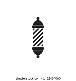Barber Pole Symbol Icon Vector Simple Design