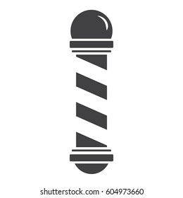 Barber pole vector icon