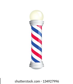 Barber Pole. Vector illustration