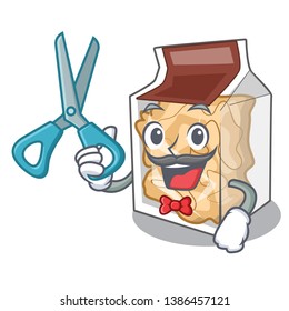 Barber pork rinds isolated in the cartoon
