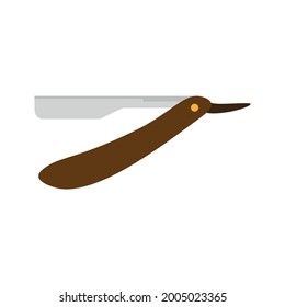 icono de barber razo en fondo blanco