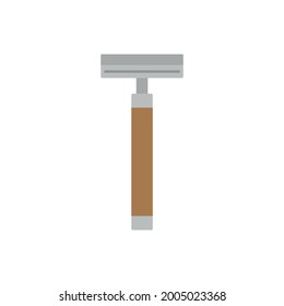 barber razor icon on white background