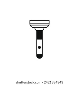 barber razor vector type icon