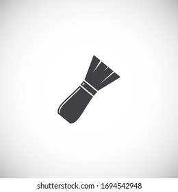 Barber related icon on background for graphic and web design. Creative illustration concept symbol for web or mobile app.