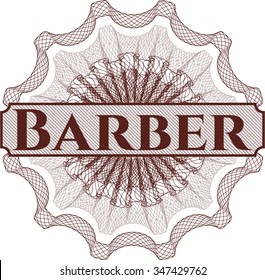 Barber rubber seal
