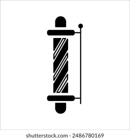 barber salon or shop vector icon set