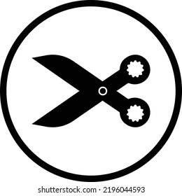 Barber, Scissor And Barbershop Icon