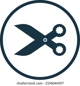 Barber, Scissor And Barbershop Icon