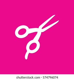 barber scissors icon illustration isolated vector sign symbol