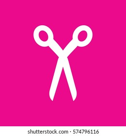 barber scissors icon illustration isolated vector sign symbol