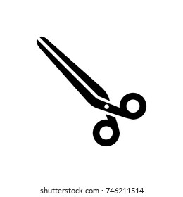 barber scissors icon illustration isolated vector sign symbol