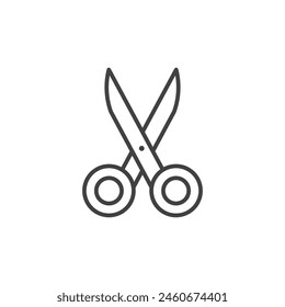 Barber Scissors Icon Suite. Haircut Tools Vector Design. Styling Shears Symbol.