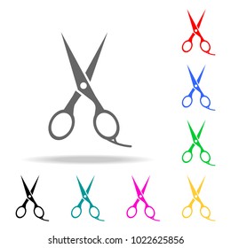 barber Scissors vector icon. Barber Element multi colored icons for mobile concept and web apps. icon for website design and development, app development. Premium icon on white background