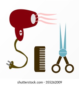 Barber set in color