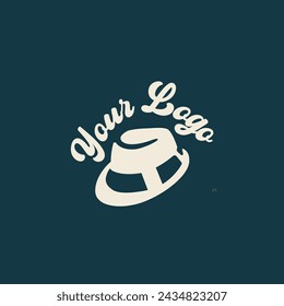 barber shop badge logo in vintage style
