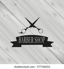 Barber shop banner, background