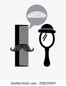 barber shop design, vector illustration eps10 graphic 