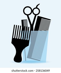 barber shop design, vector illustration eps10 graphic 