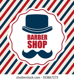 barber shop design, vector illustration eps10 graphic 